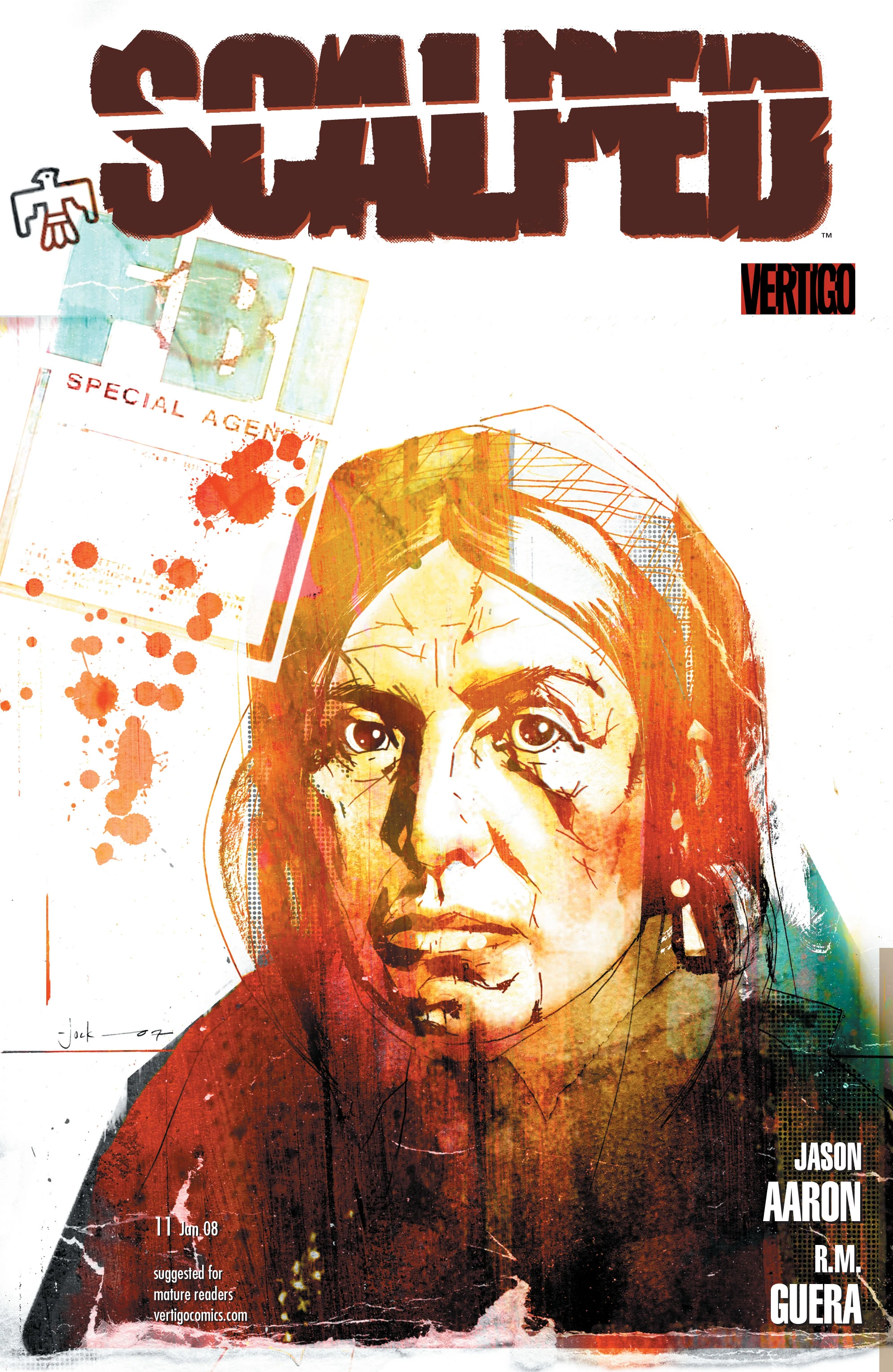 Scalped #11 (DC, 2007 — Cover A) cover